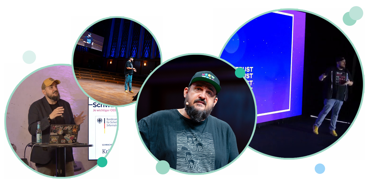 Geschäftsführer Hendrik Ebbers nutzt 2025 um aktiv Wissen über Open Source zu verbreiten